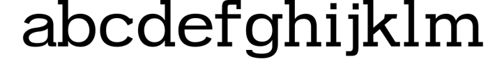 Farhan Slab Serif 5 Font Pack 3 Font LOWERCASE