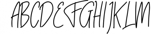 FastSet Handwritten Monoline Font Font UPPERCASE