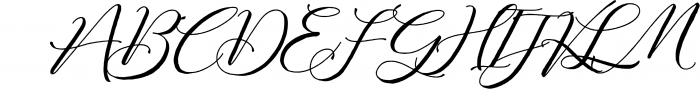 Fathir - Lovely Calligraphy - Font UPPERCASE