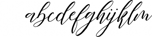Fathir - Lovely Calligraphy - Font LOWERCASE
