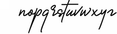 Fattih Signature Font LOWERCASE