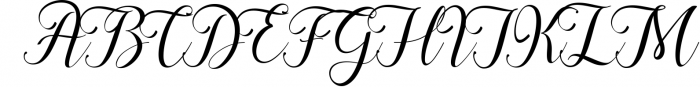 fantiyella script Font UPPERCASE