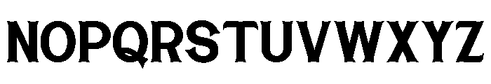 FADERO Regular Font UPPERCASE