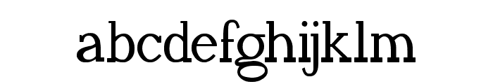 FAFERS Irregular Serif Font Font LOWERCASE
