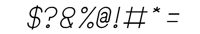 FALLINGINLOVE-Italic Font OTHER CHARS