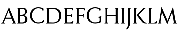 Faber Serif Reduced 55 Normal Font UPPERCASE
