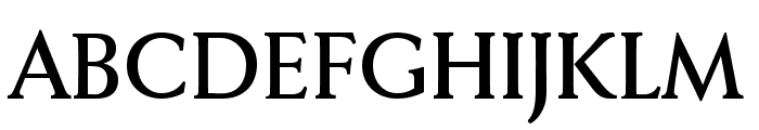 Faber Serif Reduced 65 Kr?ftig Font UPPERCASE