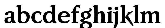 Faber Serif Reduced 75 Halbfett Font LOWERCASE