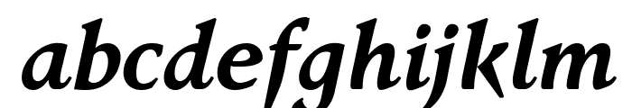 Faber Serif Reduced 76 Halbfett Kur Font LOWERCASE