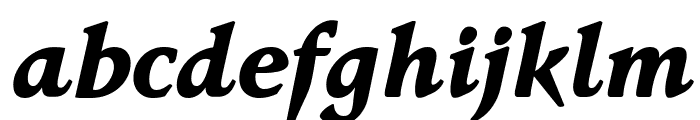 Faber Serif Reduced 86 Schwer Kurs Font LOWERCASE