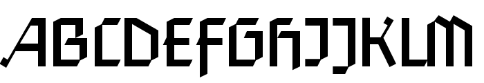 FaberGotic-Gothicreduced Font UPPERCASE