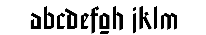 FaberGotic-Gothicreduced Font LOWERCASE