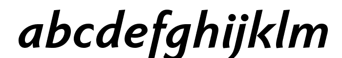 FaberSansPro-HalbfettKursiv Font LOWERCASE