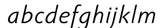 FaberSansStd-56NormalKursiv Font LOWERCASE