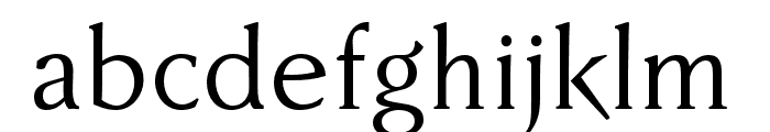 FaberSerifReduced-55Normal Font LOWERCASE