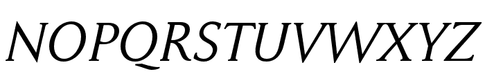 FaberSerifReduced-56Kursiv Font UPPERCASE