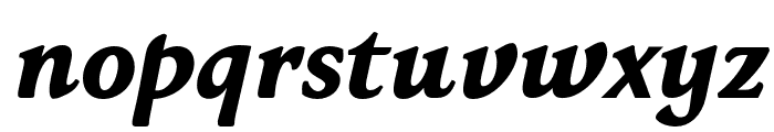 FaberSerifReduced-86SchwerKursiv Font LOWERCASE