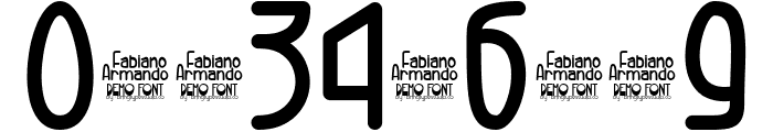 Fabiano Armando Bold Font OTHER CHARS