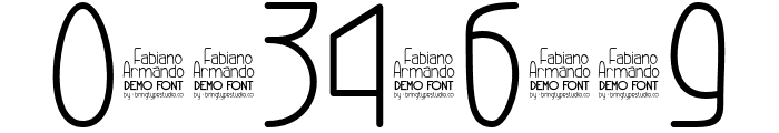 Fabiano Armando Extra Light Font OTHER CHARS