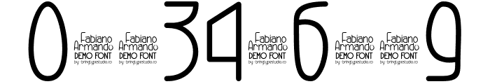Fabiano Armando Light Font OTHER CHARS