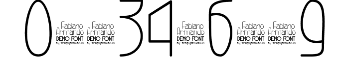 Fabiano Armando Thin Font OTHER CHARS