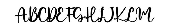 Fabiolla - Personal Use Font UPPERCASE