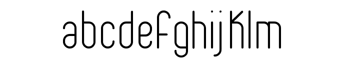 Fabiolo Light Regular Font LOWERCASE