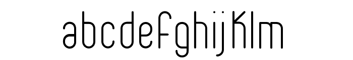 Fabiolo-Light Font LOWERCASE