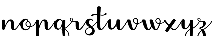 FabithaScript Font LOWERCASE