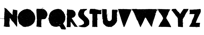 Fabric Shapes Regular Font UPPERCASE