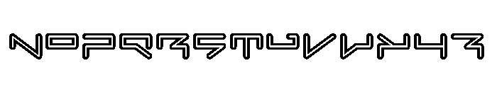 Fabricate-Inline Font UPPERCASE