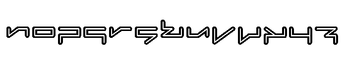 Fabricate-Inline Font LOWERCASE