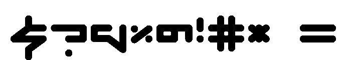 Fabricate-Regular Font OTHER CHARS