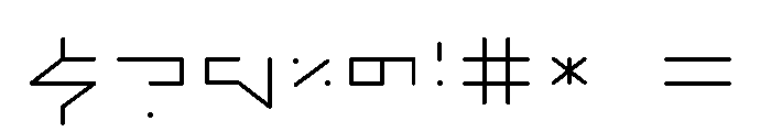Fabricate-Thin Font OTHER CHARS