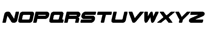 Fabula Pulse Bold Italic Font LOWERCASE