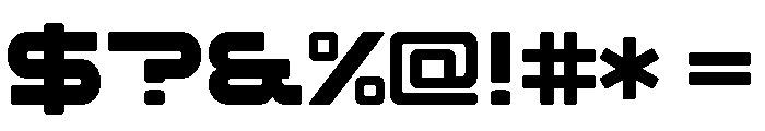 Fabula Pulse Bold Font OTHER CHARS