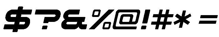 Fabula Pulse Italic Font OTHER CHARS