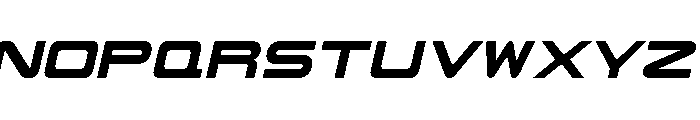 Fabula Pulse Italic Font UPPERCASE