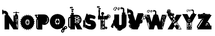 Fabulous Steampunk Font UPPERCASE
