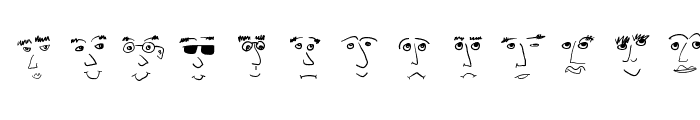 FacesFaces Font UPPERCASE