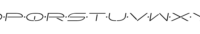 Factor Semi-Italic Font UPPERCASE