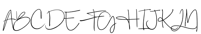 Factually Handwriting PERSONAL Regular Font UPPERCASE