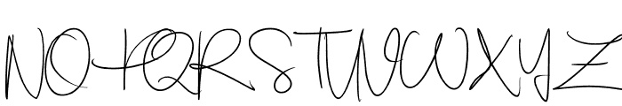 Factually Handwriting PERSONAL Regular Font UPPERCASE