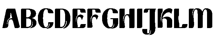 Fadethotrial Regular Font UPPERCASE