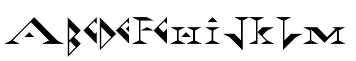 Fadgod-Regular Font LOWERCASE