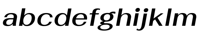 Fahkwang SemiBold Italic Font LOWERCASE