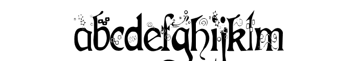 Fairies Revealed Font LOWERCASE