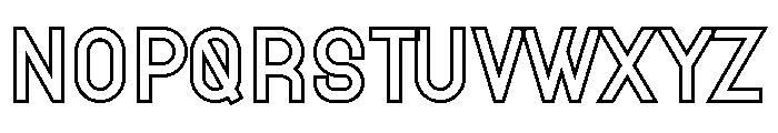 Fairry E Demo Serif Outline Font UPPERCASE