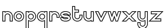 Fairry E Demo Serif Outline Font LOWERCASE