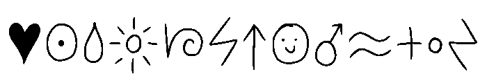 Fairy Code Regular Font LOWERCASE